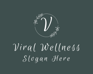 Floral Nature Wellness logo design