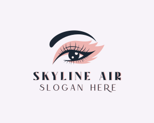 Cosmetics Eyelash Salon Logo