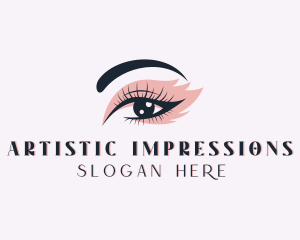 Cosmetics Eyelash Salon logo design