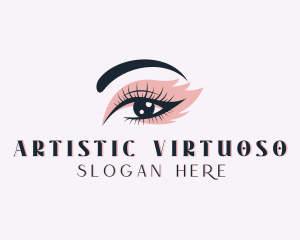 Cosmetics Eyelash Salon logo design