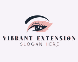 Cosmetics Eyelash Salon logo design