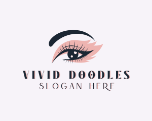 Cosmetics Eyelash Salon logo design