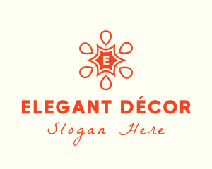 Flower Ornament Decoration logo design