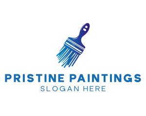 Repaint Paint Brush logo design