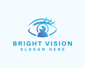 Human Eye Security logo design