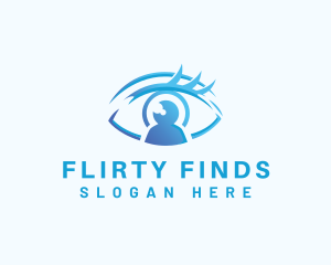 Human Eye Security logo design