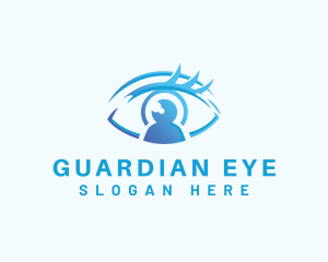 Human Eye Security logo design