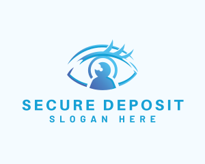 Human Eye Security logo design