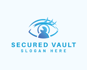 Human Eye Security logo design