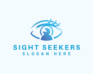 Human Eye Security logo design