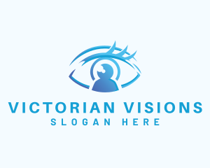 Human Eye Security logo design