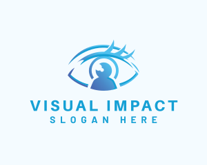 Human Eye Security logo design