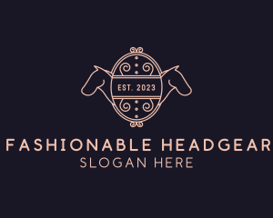 Luxury Horse Equestrian logo design