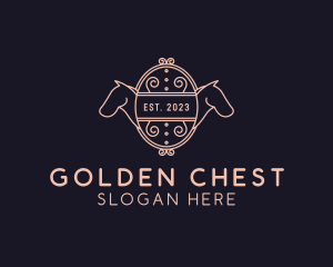 Luxury Horse Equestrian logo design