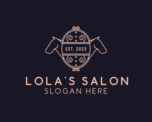 Luxury Horse Equestrian logo design