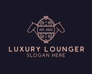 Luxury Horse Equestrian logo design