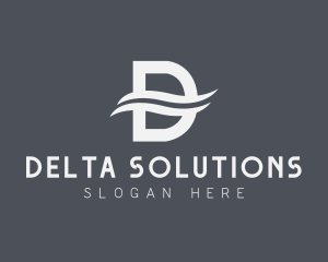 Business Professional Consultancy Letter D logo design