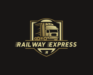 Express Freight Trucking logo design