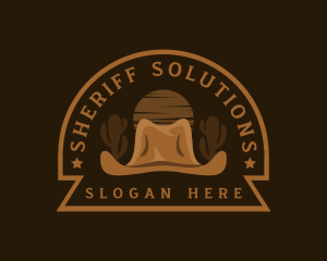 Western Cowboy Hat logo design