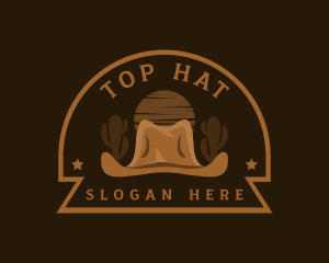 Western Cowboy Hat logo design