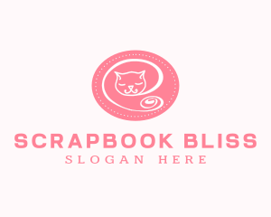 Pink Sleepy Cat logo