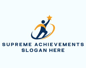 Human Star Goal logo design