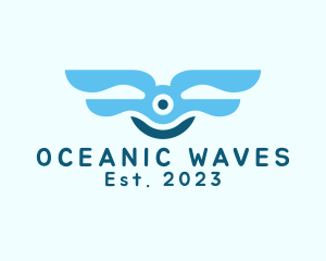 Wave Ocean Park logo design