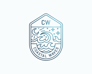 Ocean Wave Resort logo design