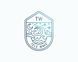 Ocean Wave Resort logo design