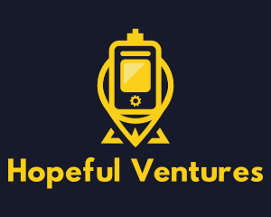 Yellow Pin Vaping logo