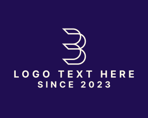 Simple Minimalist Letter B  logo