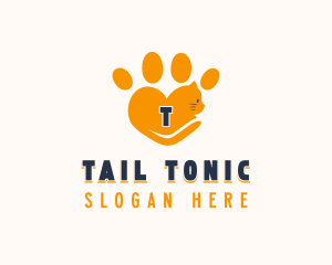 Feline Cat Tail logo