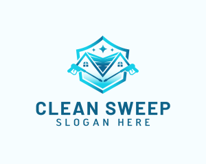 House Clean Pressure Wash logo design