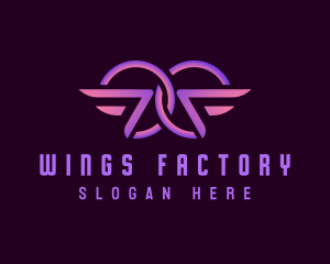 Abstract Wings Rings  logo