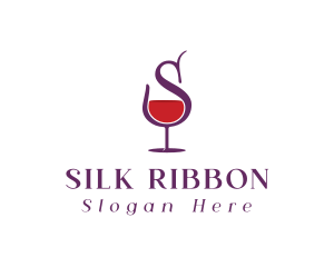 Wine Bar Letter S logo design