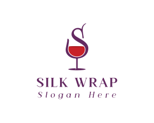 Wine Bar Letter S logo design