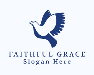 Spiritual Dove Bird logo design