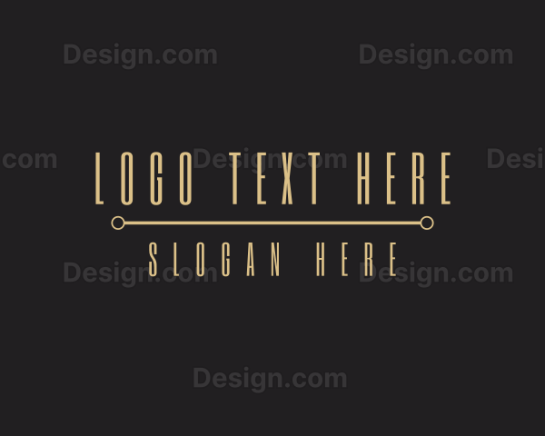 Premium Golden Brand Logo