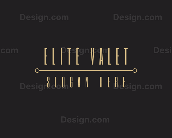 Premium Golden Brand Logo