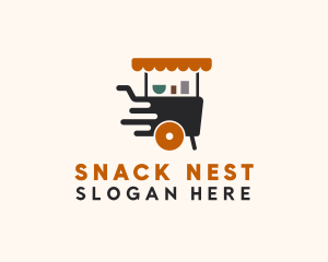 Street Food Cart  logo design