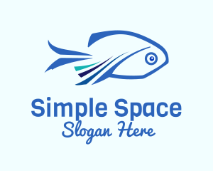 Blue Fish Aquaculture logo design