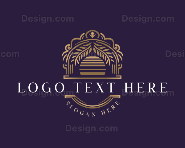 Elegant Sunset Arch Logo