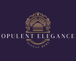 Elegant Sunset Arch  logo design