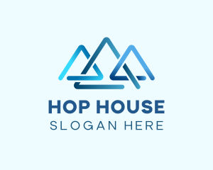 Blue Roof House logo design