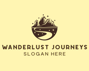 Summit Pathway Hiking logo design