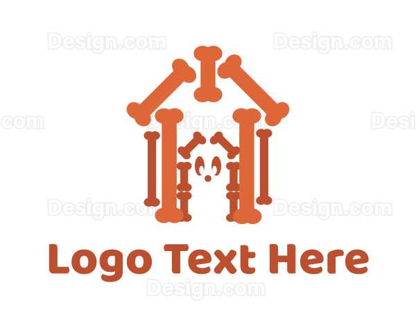 Dog Bone Kennel Logo