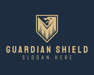 Eagle Crest Shield logo design