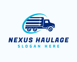 Fast Truck Arrow logo design