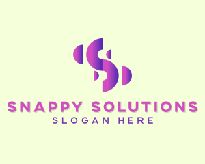 Digital Company Letter S logo design