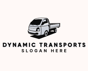 Delivery Truck Transportation logo design